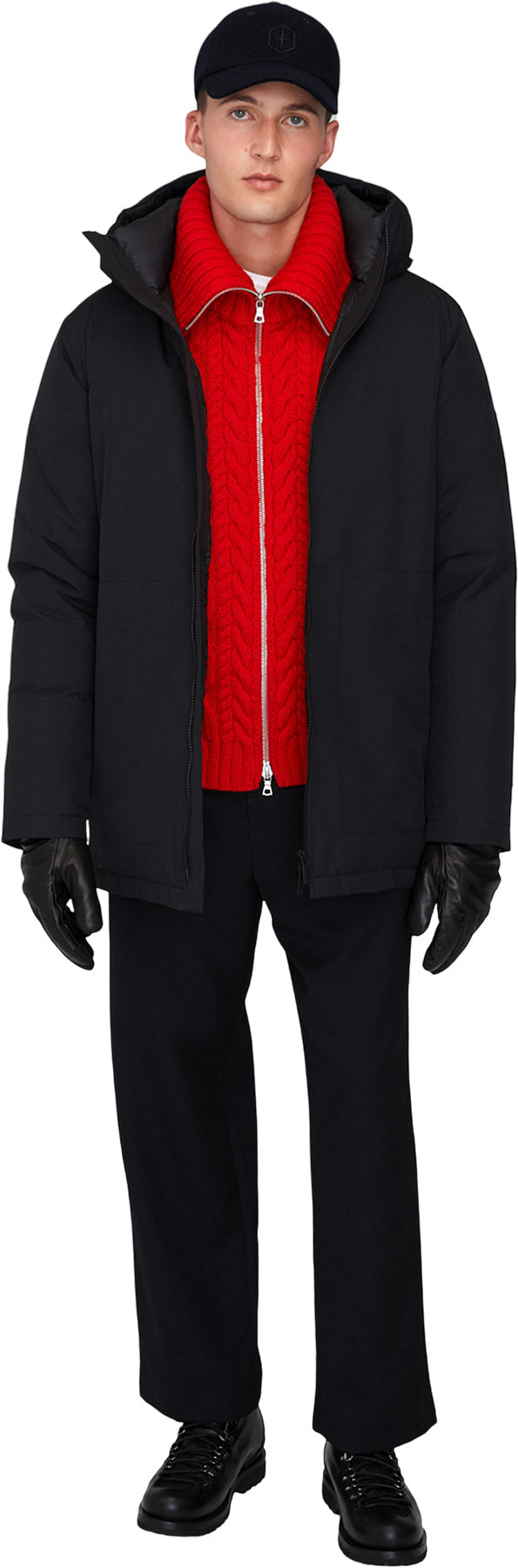 Jules Hooded Down Winter Jacket - Men's