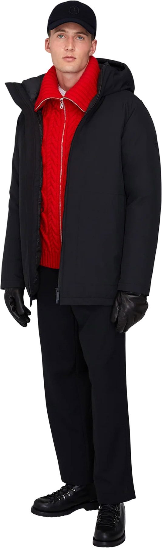 Jules Hooded Down Winter Jacket - Men's