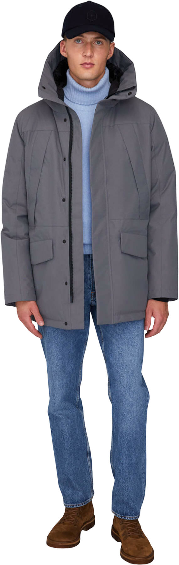 Grant Hooded Down Winter Jacket - Men's