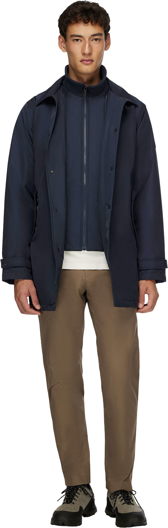 Christopher 2.0 Insulated Car Coat with Removable Bib - Men's