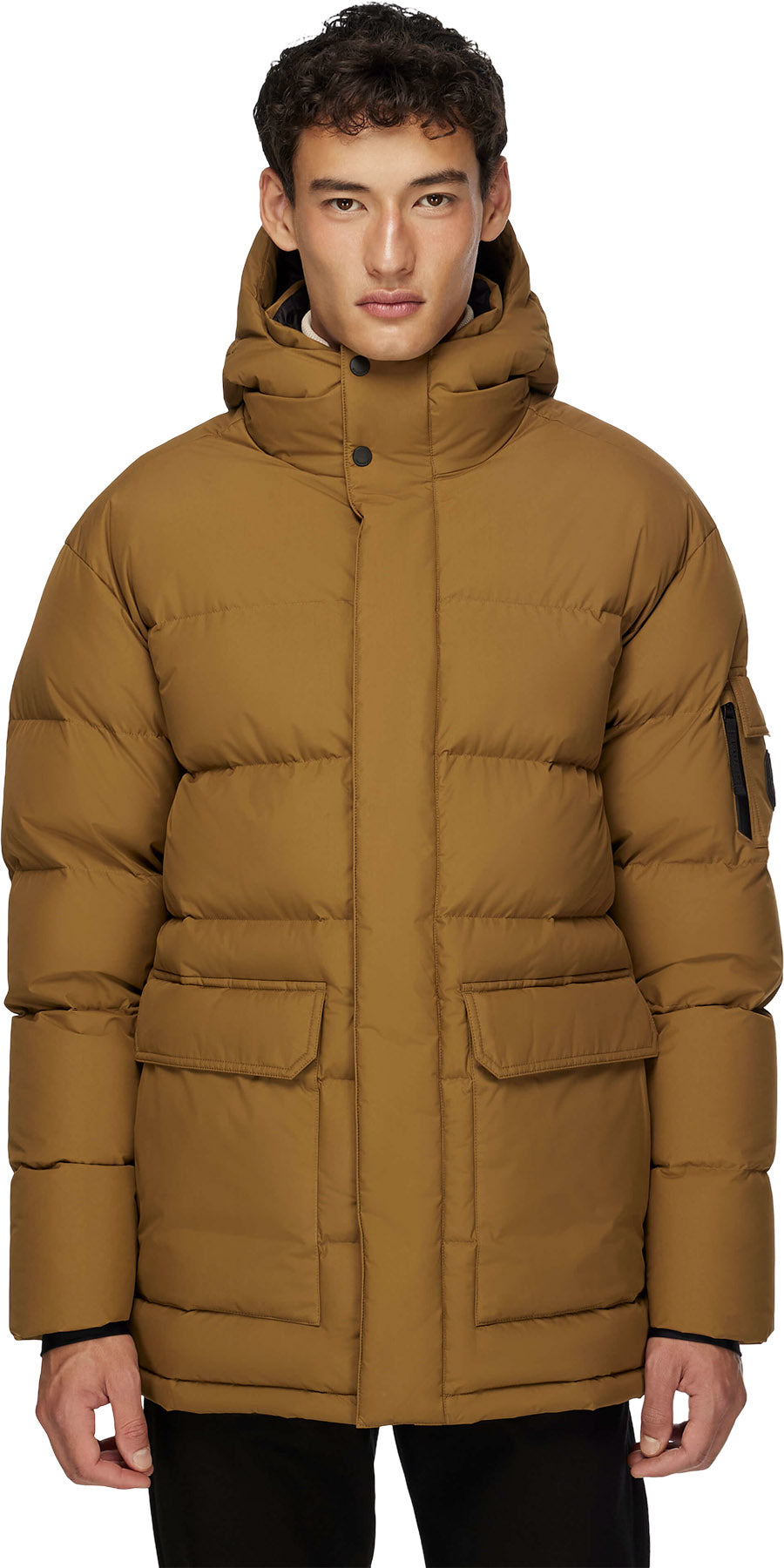 Alexander Hooded Recycled Down Winter Jacket - Men's