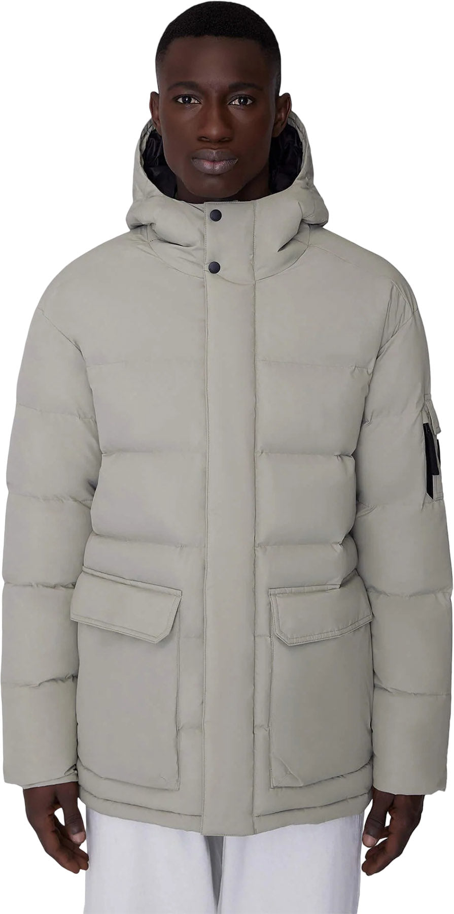 Alexander Hooded Recycled Down Winter Jacket - Men's