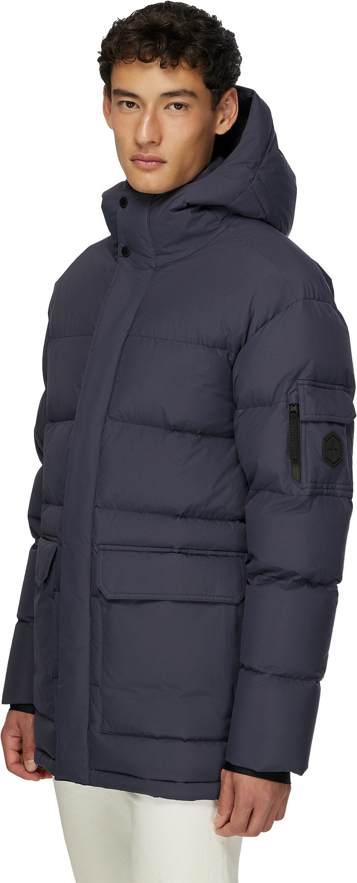 Alexander Hooded Recycled Down Winter Jacket - Men's
