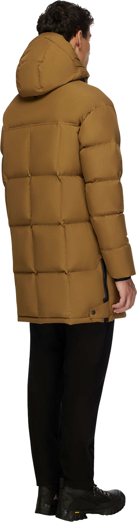 Compass Hooded Recycled Down Winter Jacket - Men's