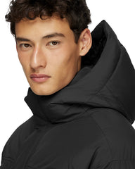 Compass Hooded Recycled Down Winter Jacket - Men's