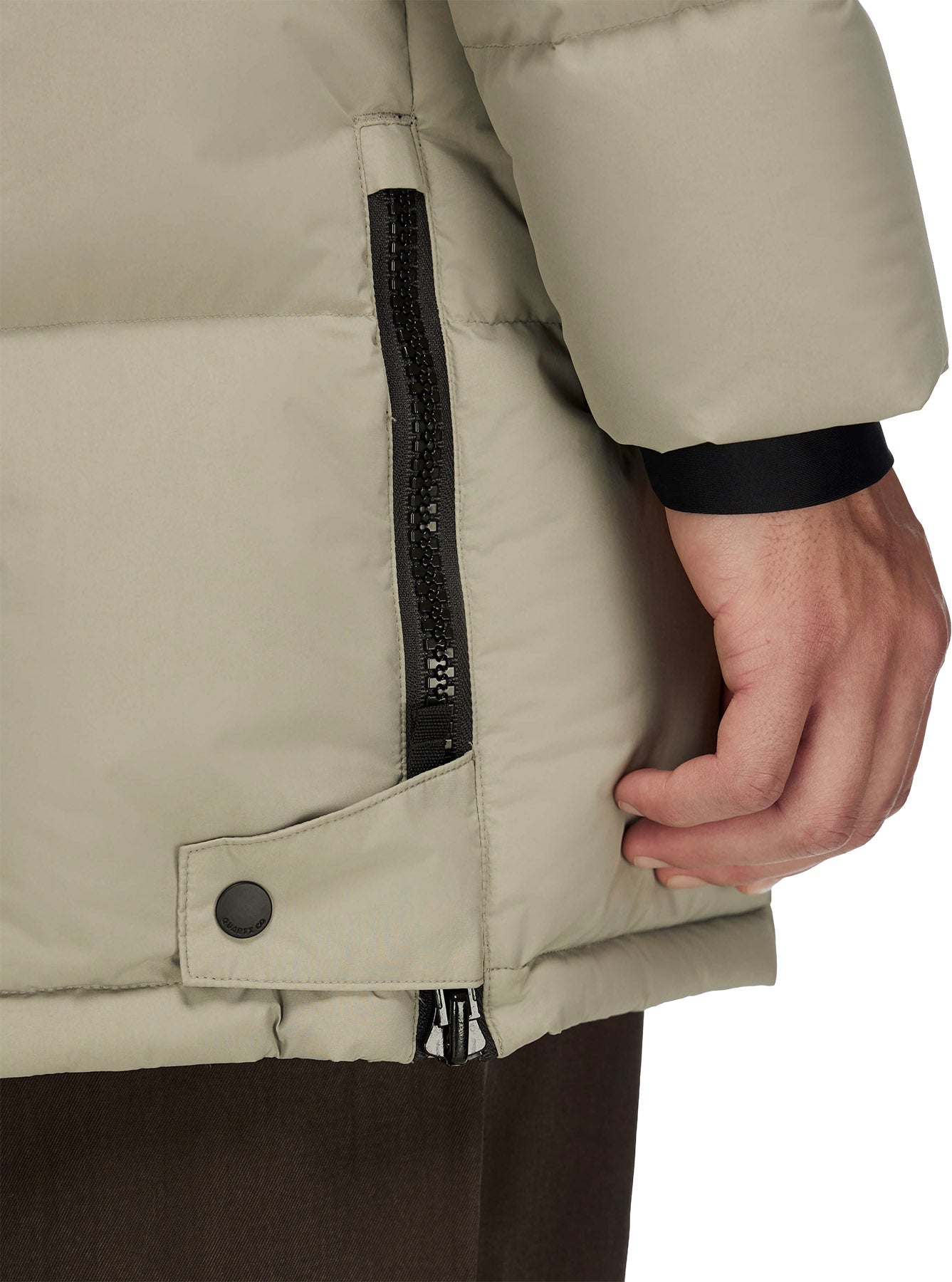 Compass Hooded Recycled Down Winter Jacket - Men's