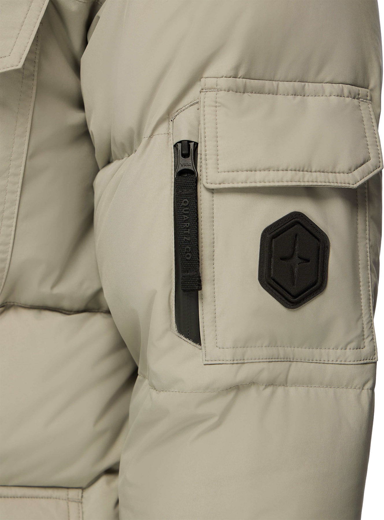 Compass Hooded Recycled Down Winter Jacket - Men's