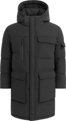Compass Hooded Recycled Down Winter Jacket - Men's