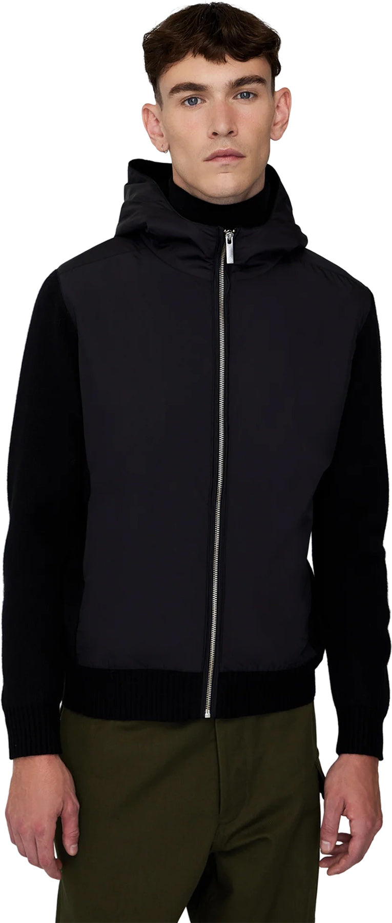 Damien Hooded Zip Sweater - Men's