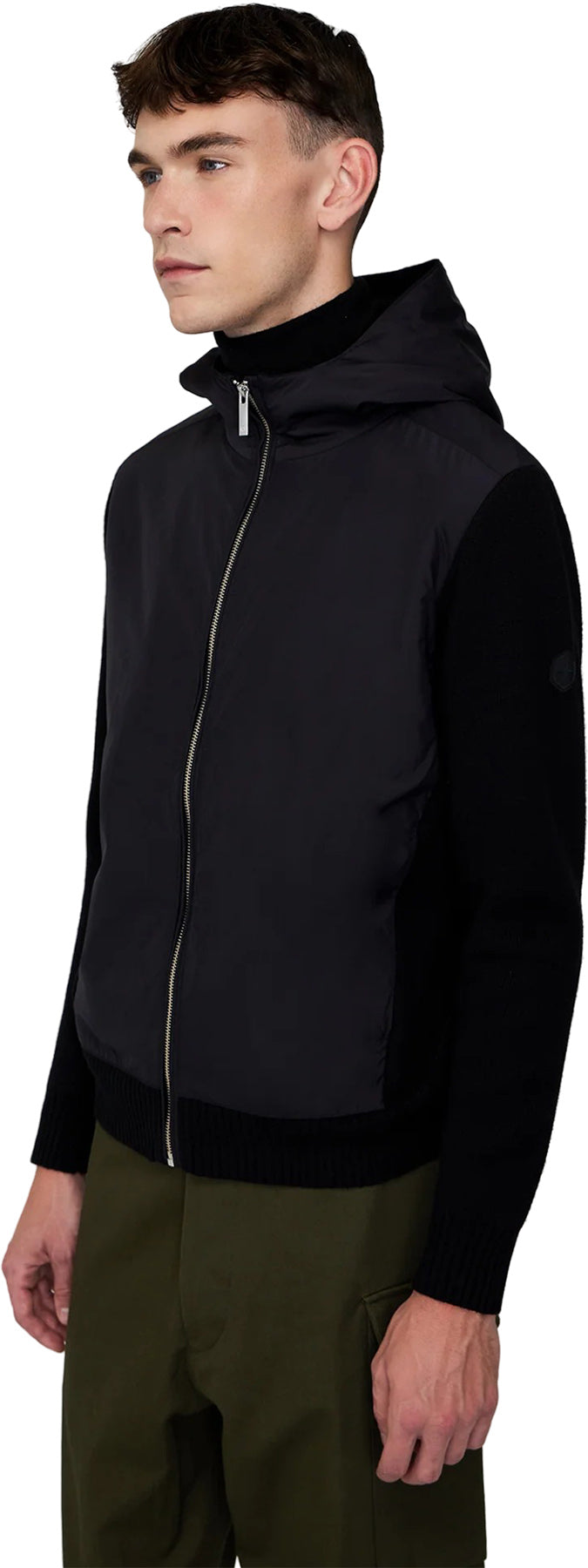 Damien Hooded Zip Sweater - Men's