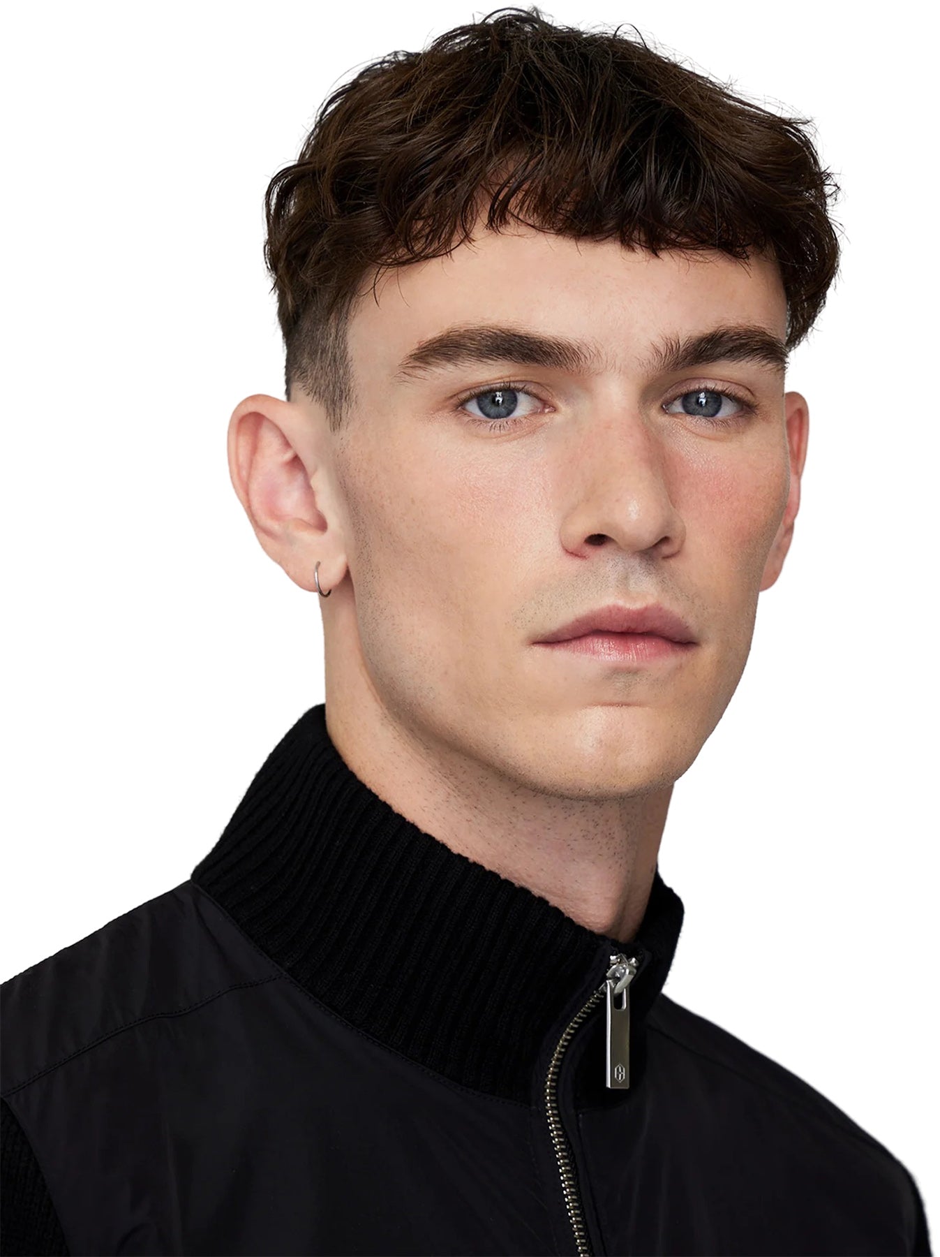 Damien Mockneck Zip Sweater - Men's