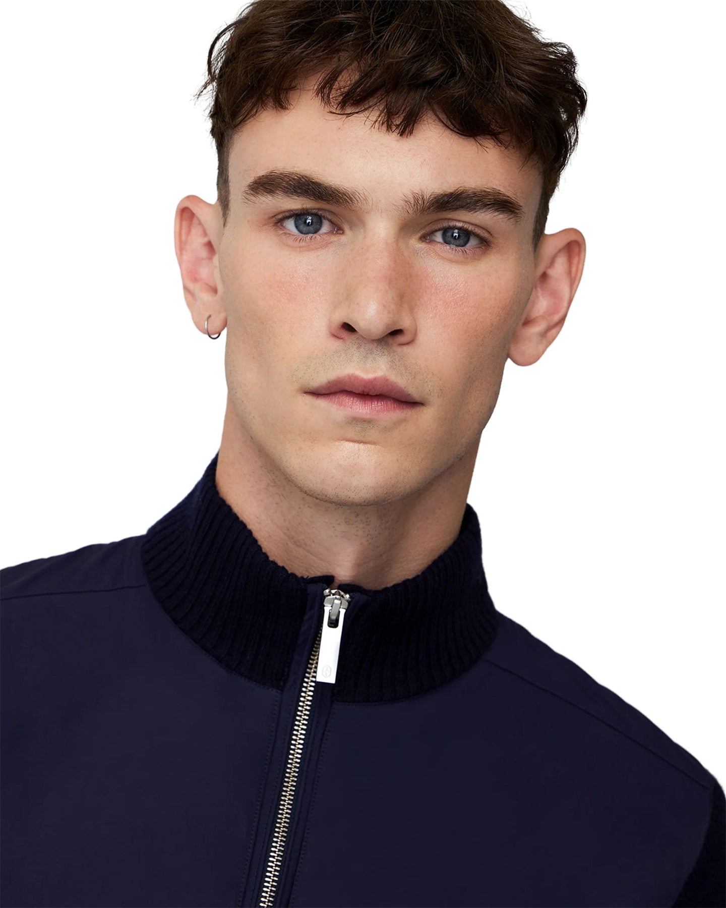 Damien Mockneck Zip Sweater - Men's
