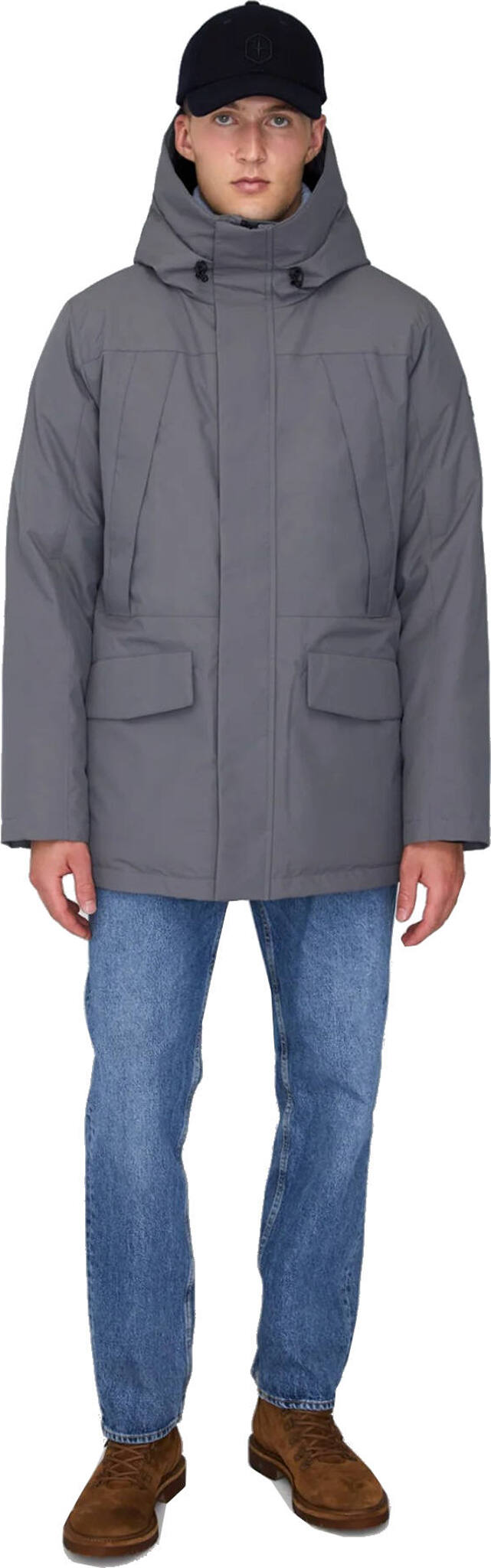 Grant Hooded Down Winter Jacket - Slim-Straight - Men's