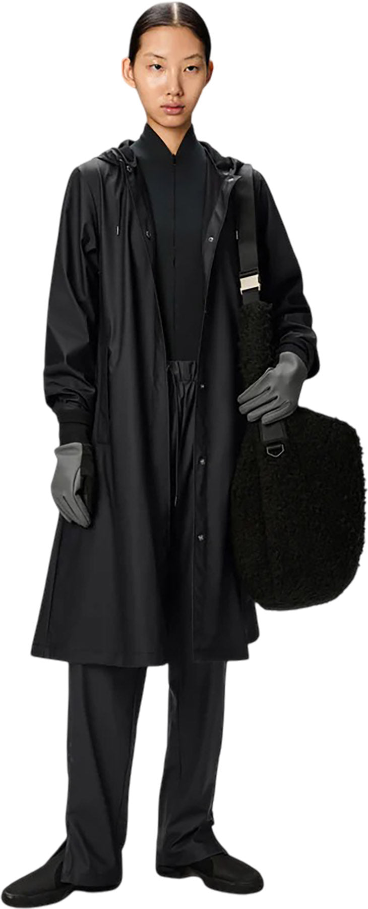 A-Line Longer Raincoat - Women's