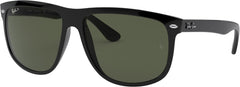 RB4147 Sunglasses - Black Transparent Frame - Red Gradient Mirror Lens