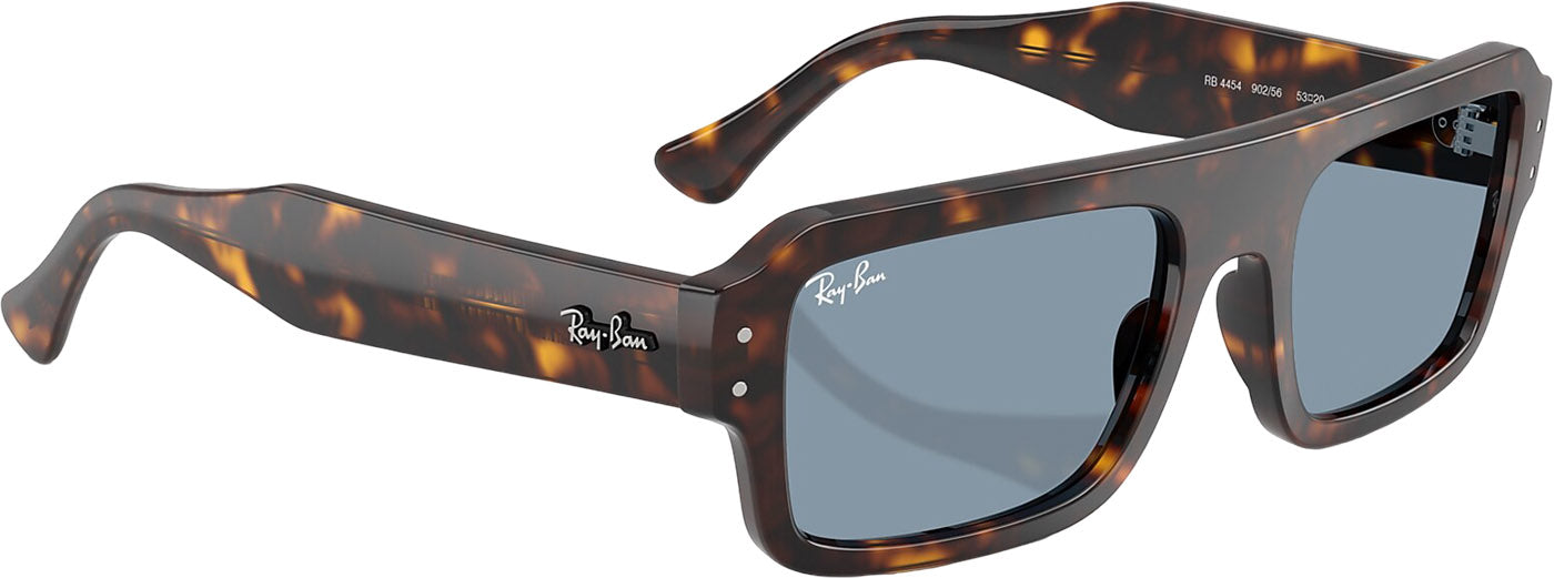 Flacko Bio-Based Sunglasses - Polished Havana - Blue Lens - Unisex