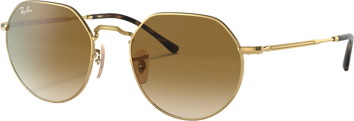 Jack Sunglasses - Polished Arista Gold - Brown Lens
