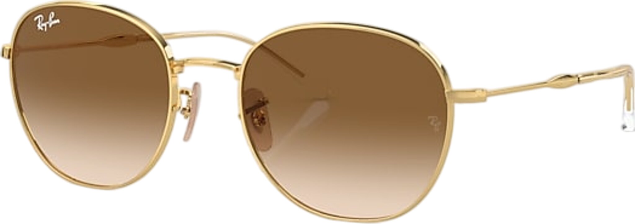 RB3809 Sunglasses - Polished Arista Gold Frame - Light Brown Lens