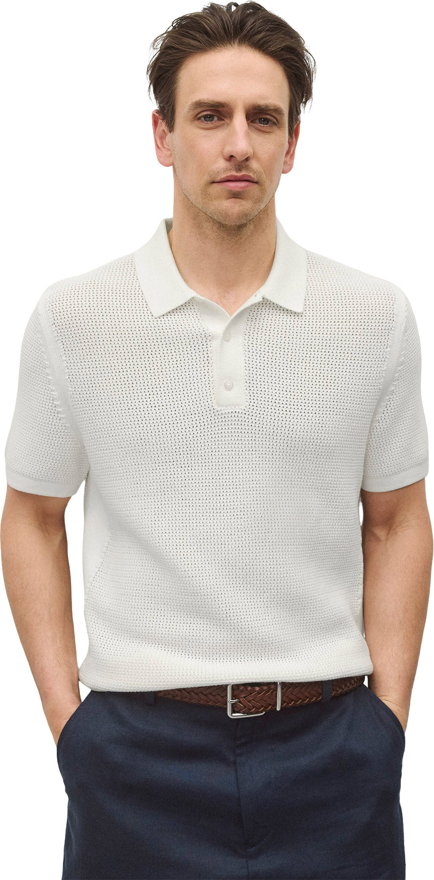 Supima Mesh Cruise Polo - Men's