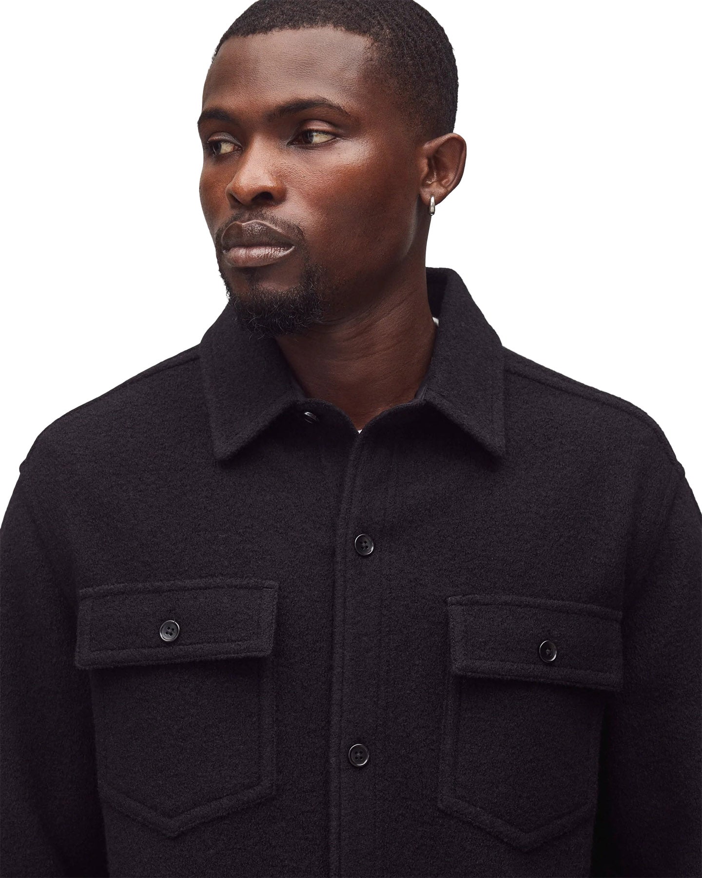 Boiled Wool Warden Overshirt - Unisex