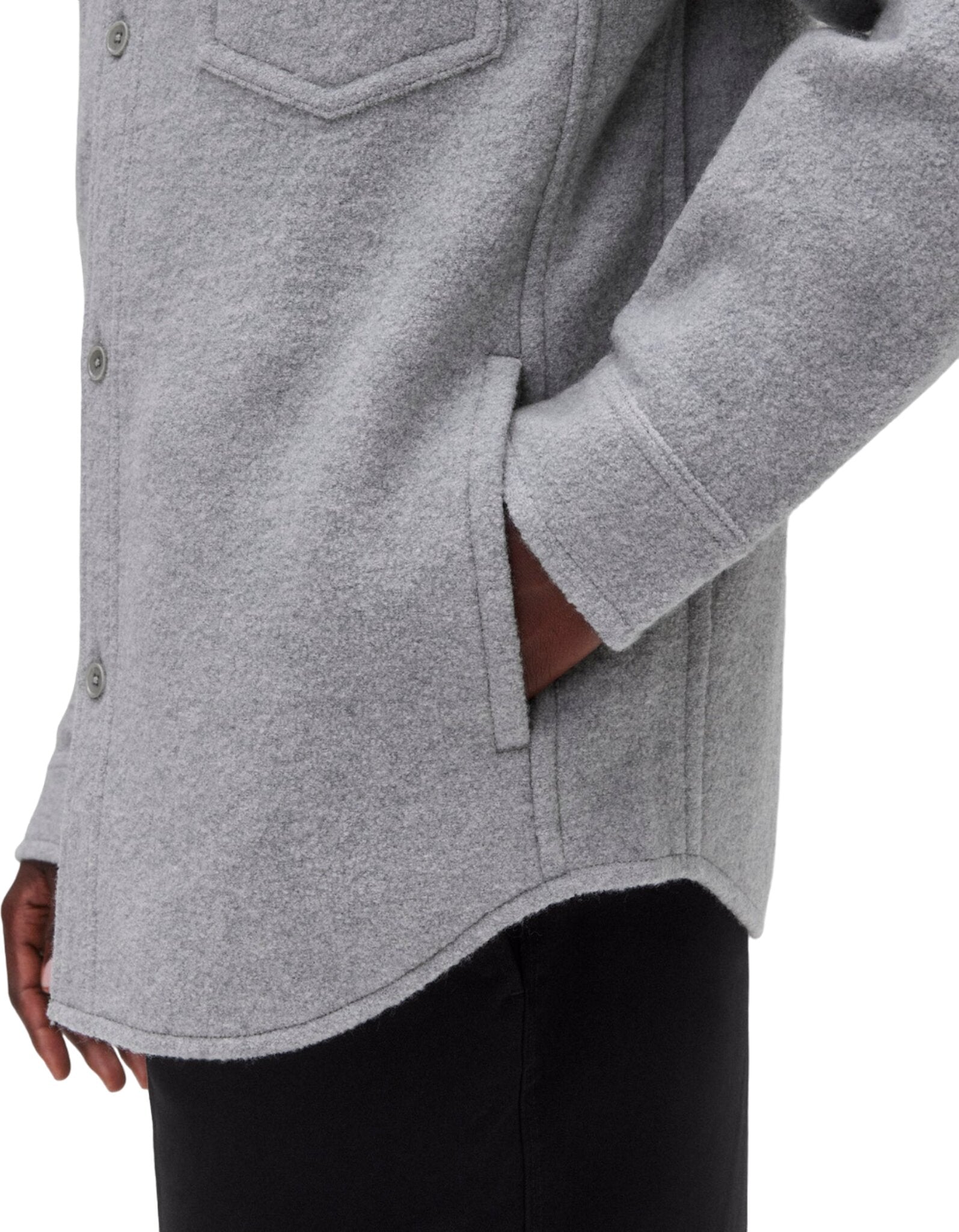Boiled Wool Warden Overshirt - Unisex