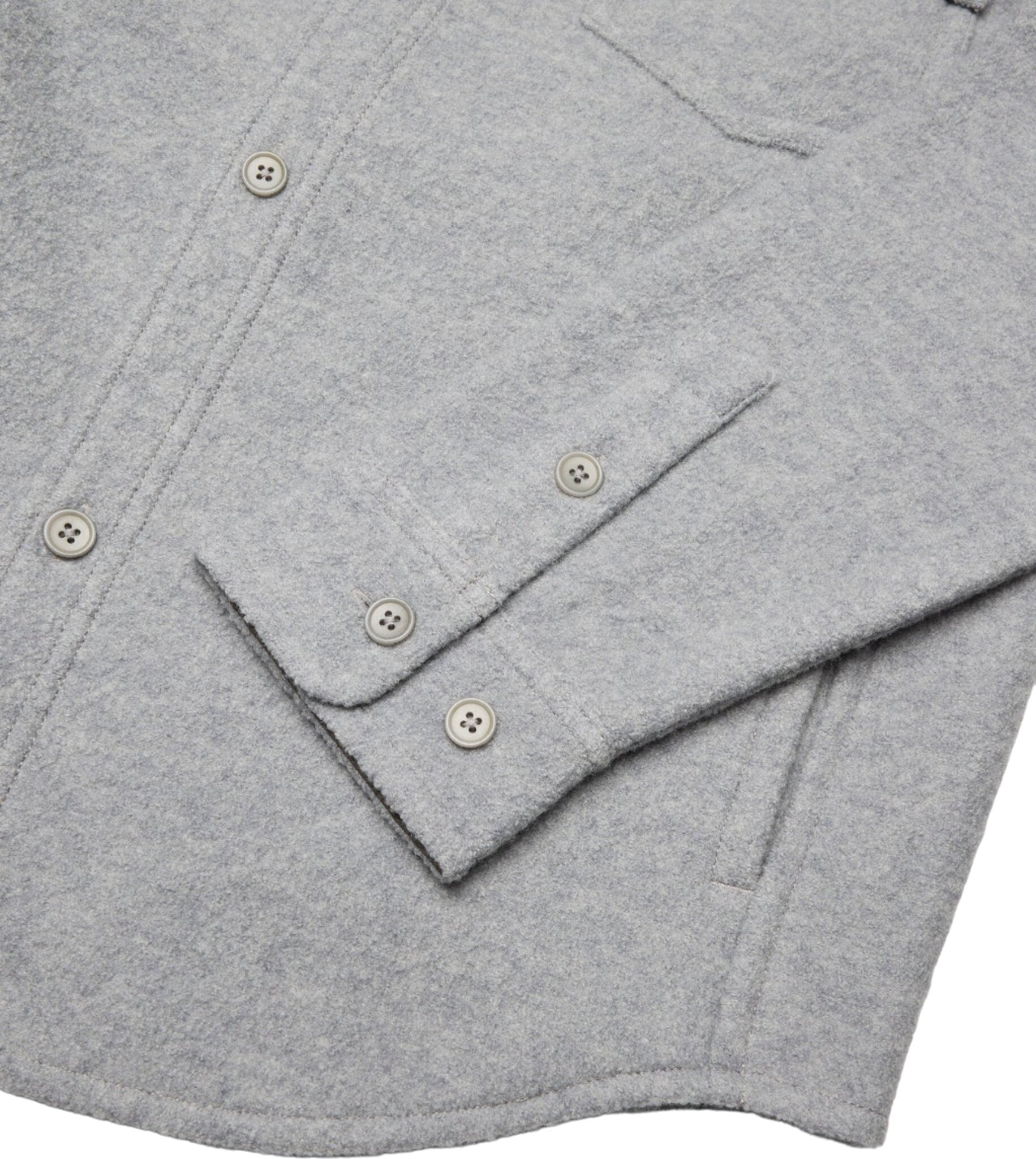 Boiled Wool Warden Overshirt - Unisex