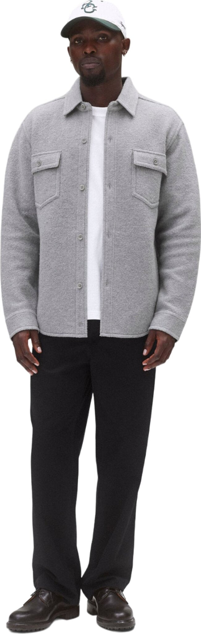 Boiled Wool Warden Overshirt - Unisex