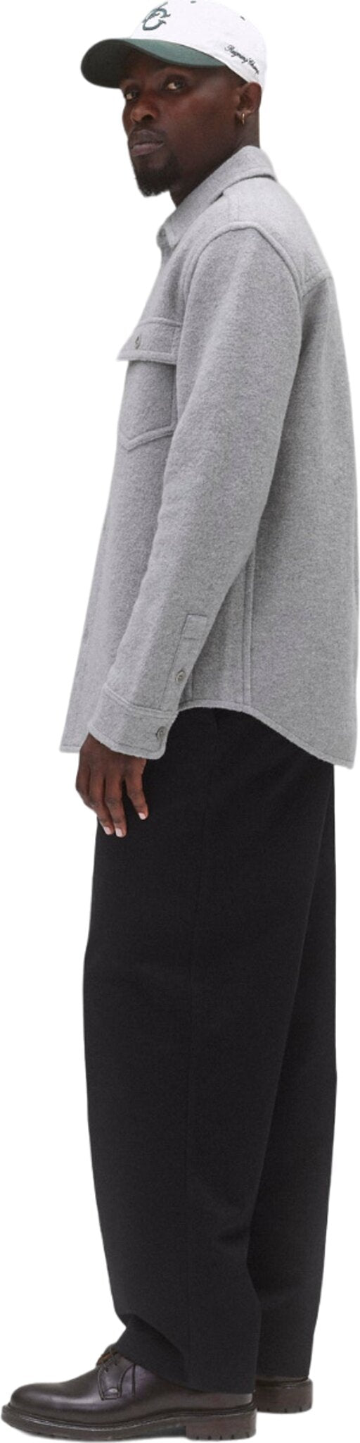 Boiled Wool Warden Overshirt - Unisex