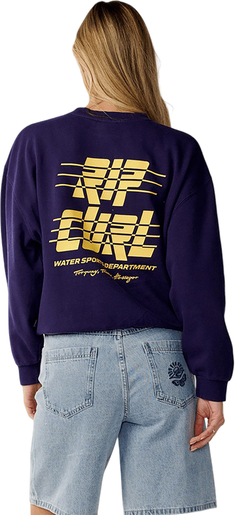 Sports Dept Drop Shoulder Crew Neck Sweatshirt - Women's