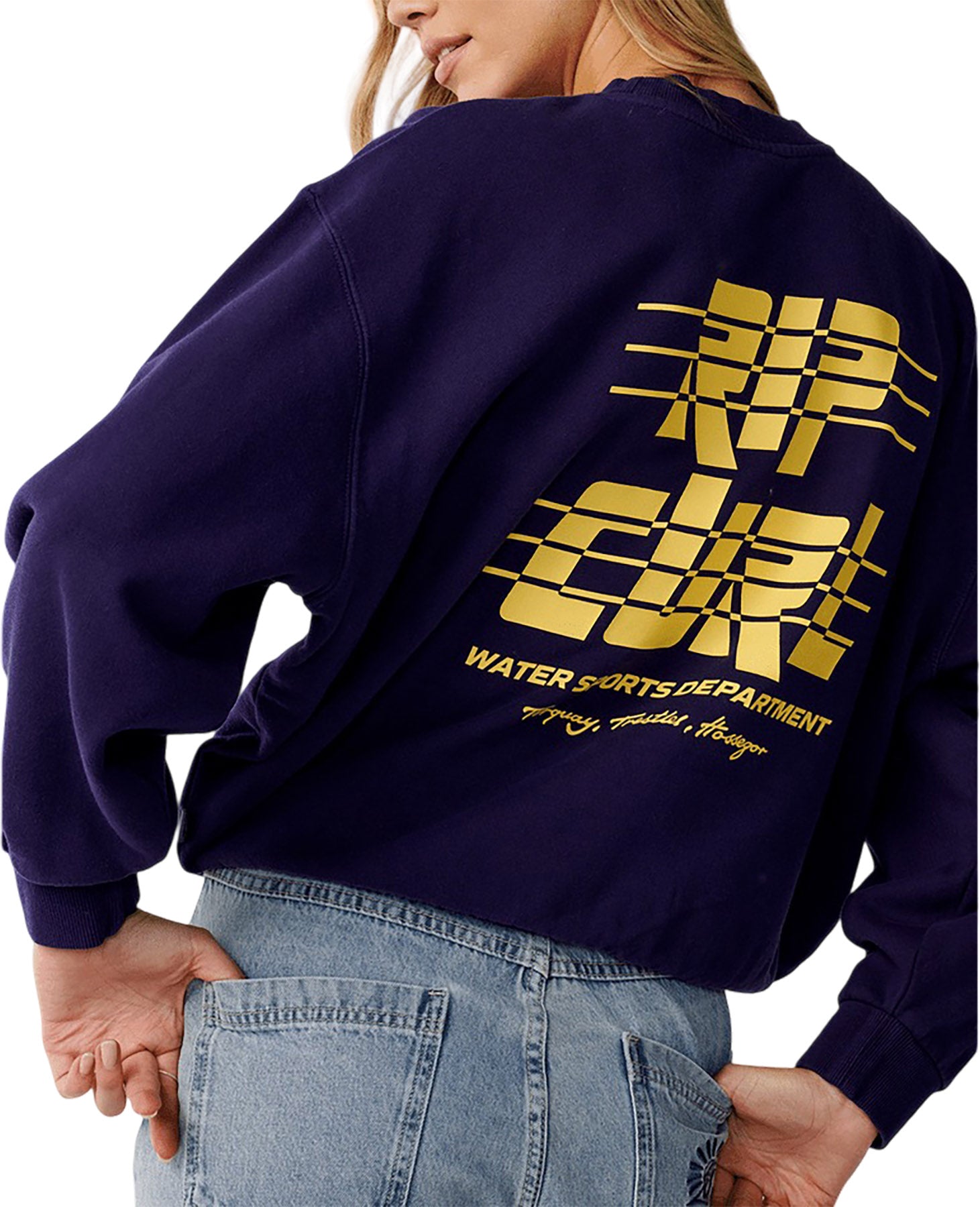Sports Dept Drop Shoulder Crew Neck Sweatshirt - Women's