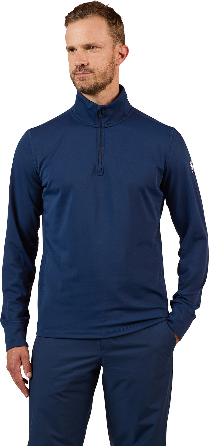 Mid Layer Stretch Half-Zip Fleece Top - Men's