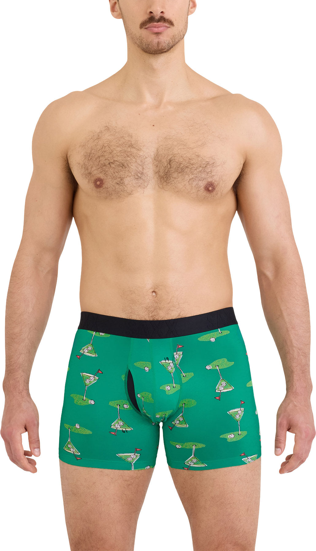 DropTemp Cooling Cotton Boxer Brief with Fly - Men's