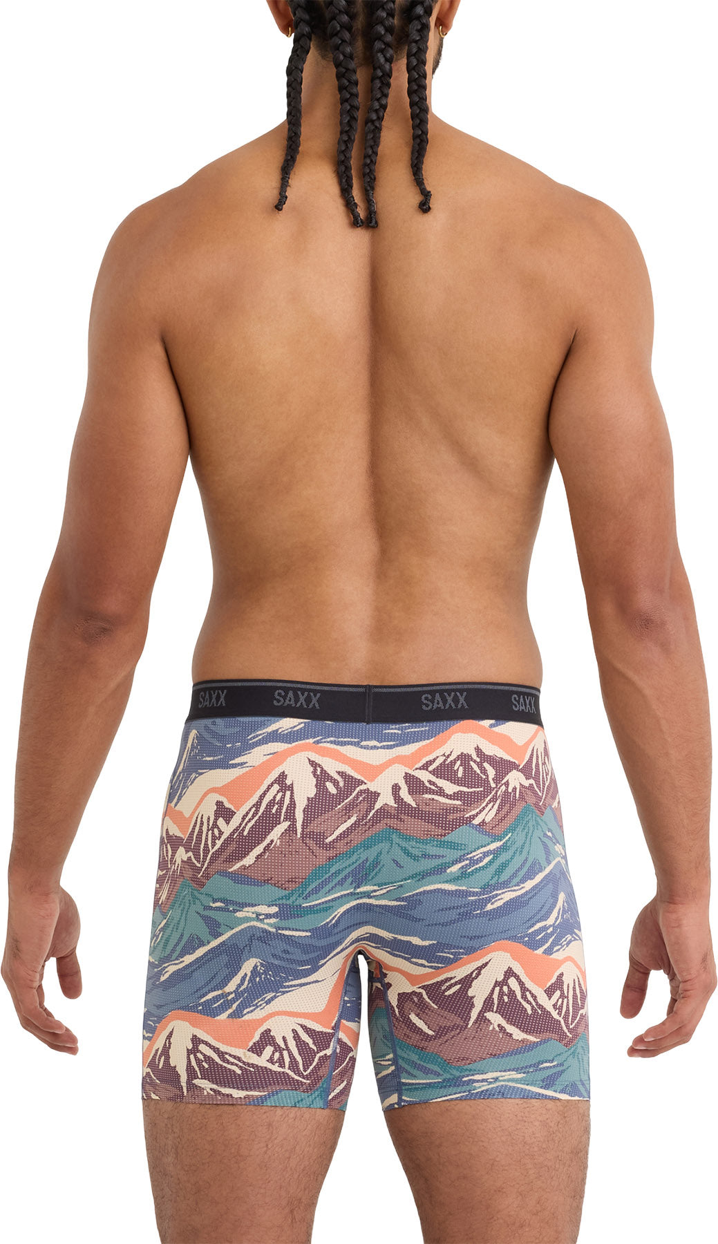 Quest Quick-Dry Mesh 2 Pack Boxer Brief with Fly - Men's