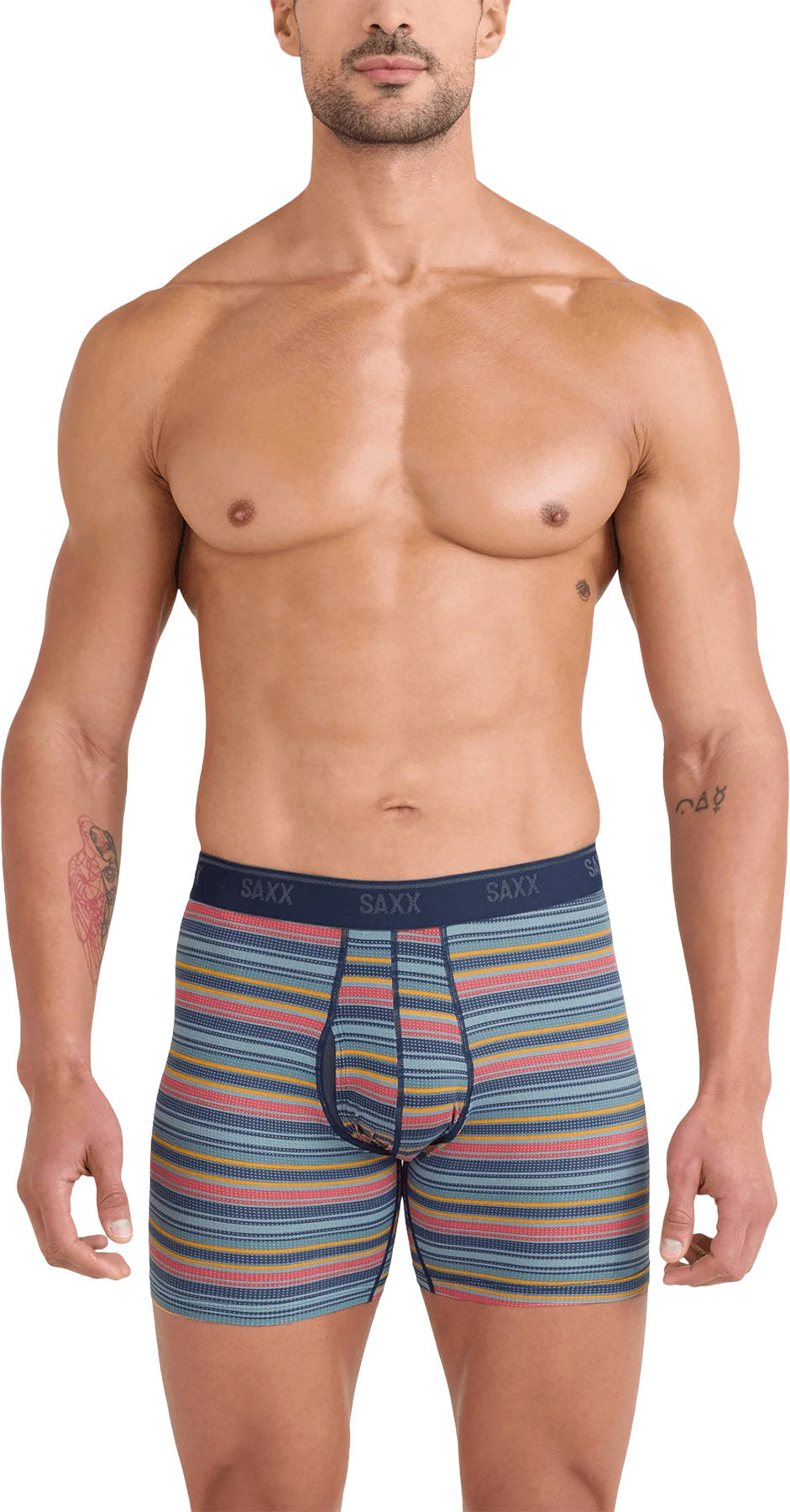 Quest Quick-Dry Mesh 2 Pack Boxer Brief with Fly - Men's