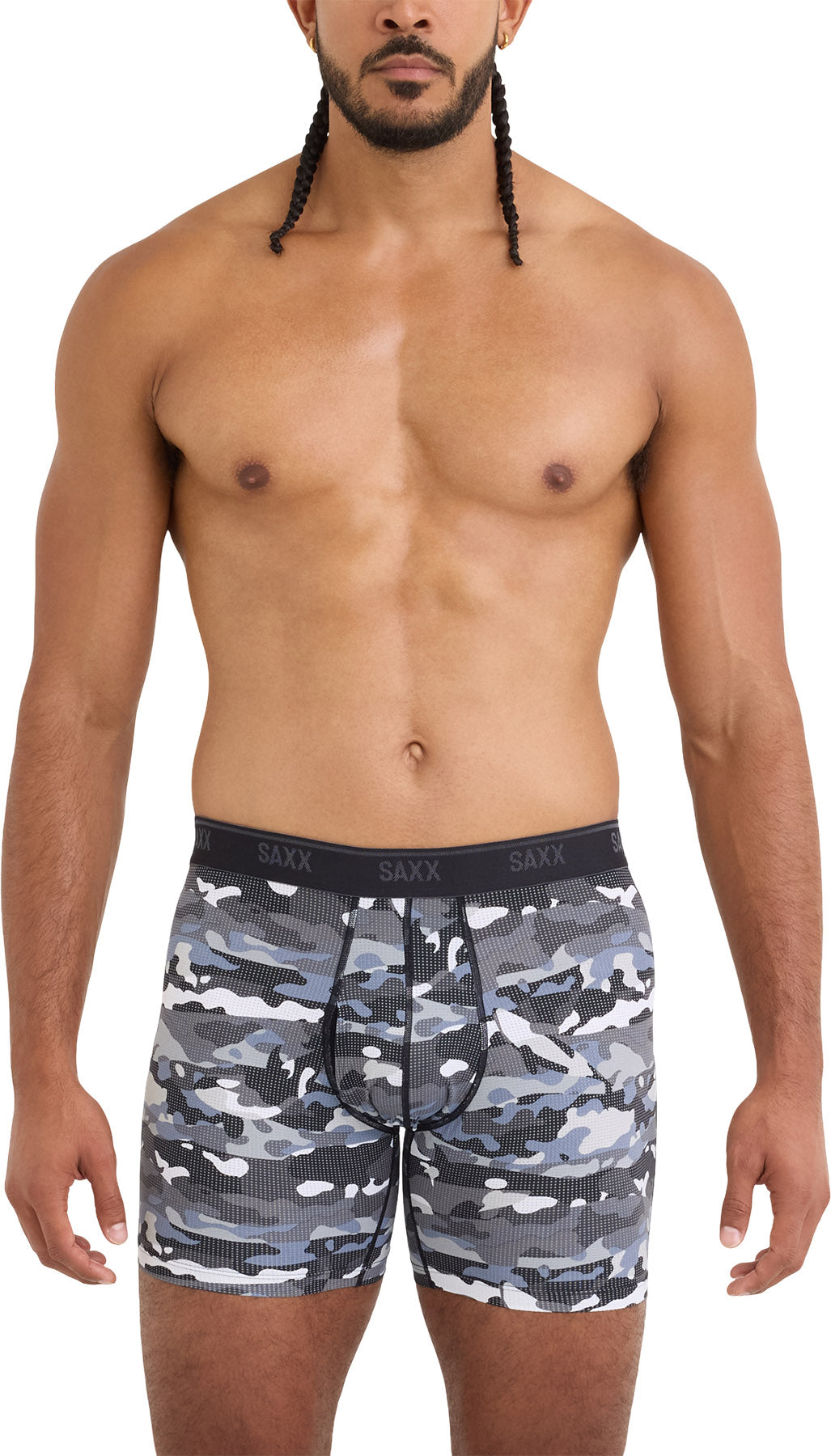 Quest Quick-Dry Mesh 2 Pack Boxer Brief with Fly - Men's