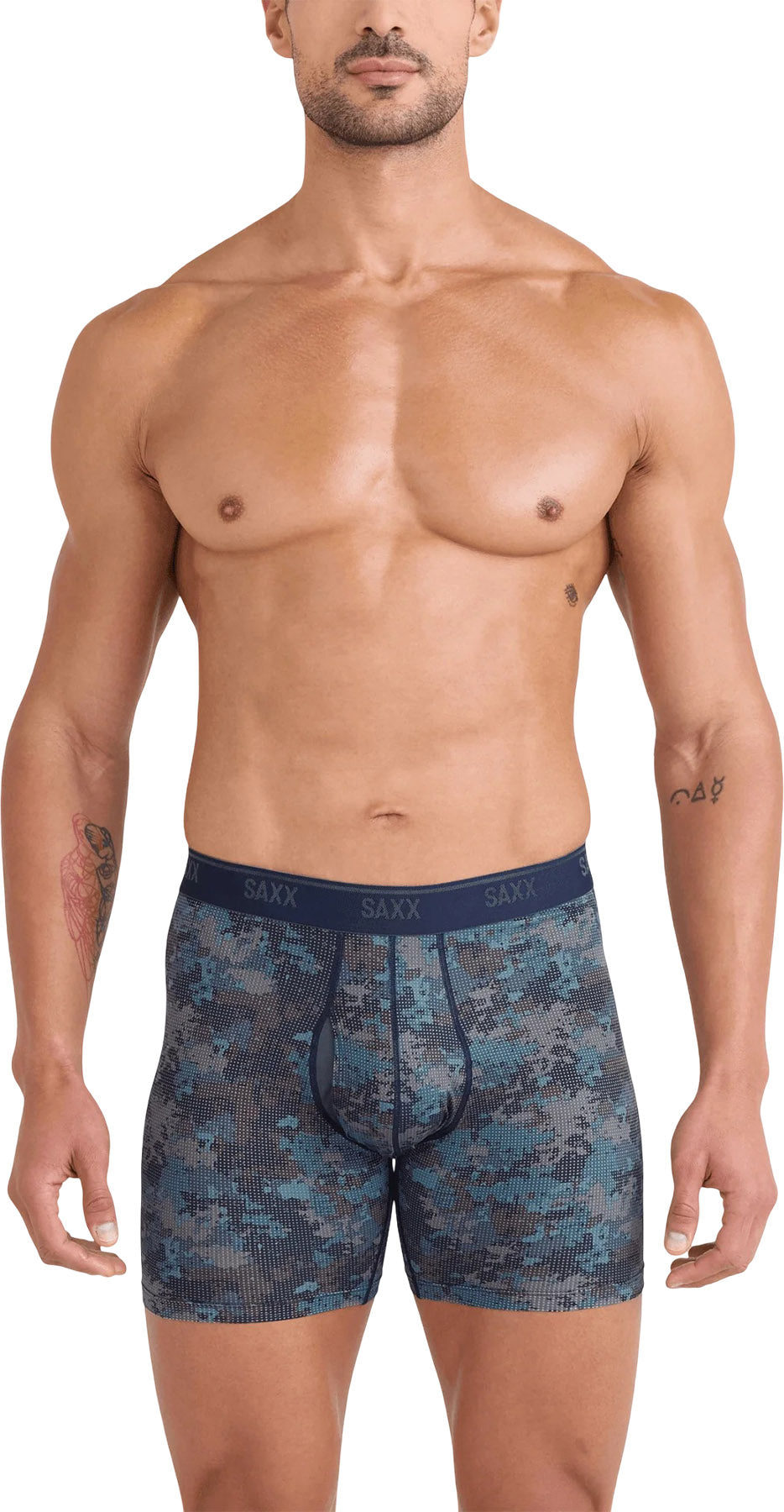 Quest Quick-Dry Mesh 2 Pack Boxer Brief with Fly - Men's