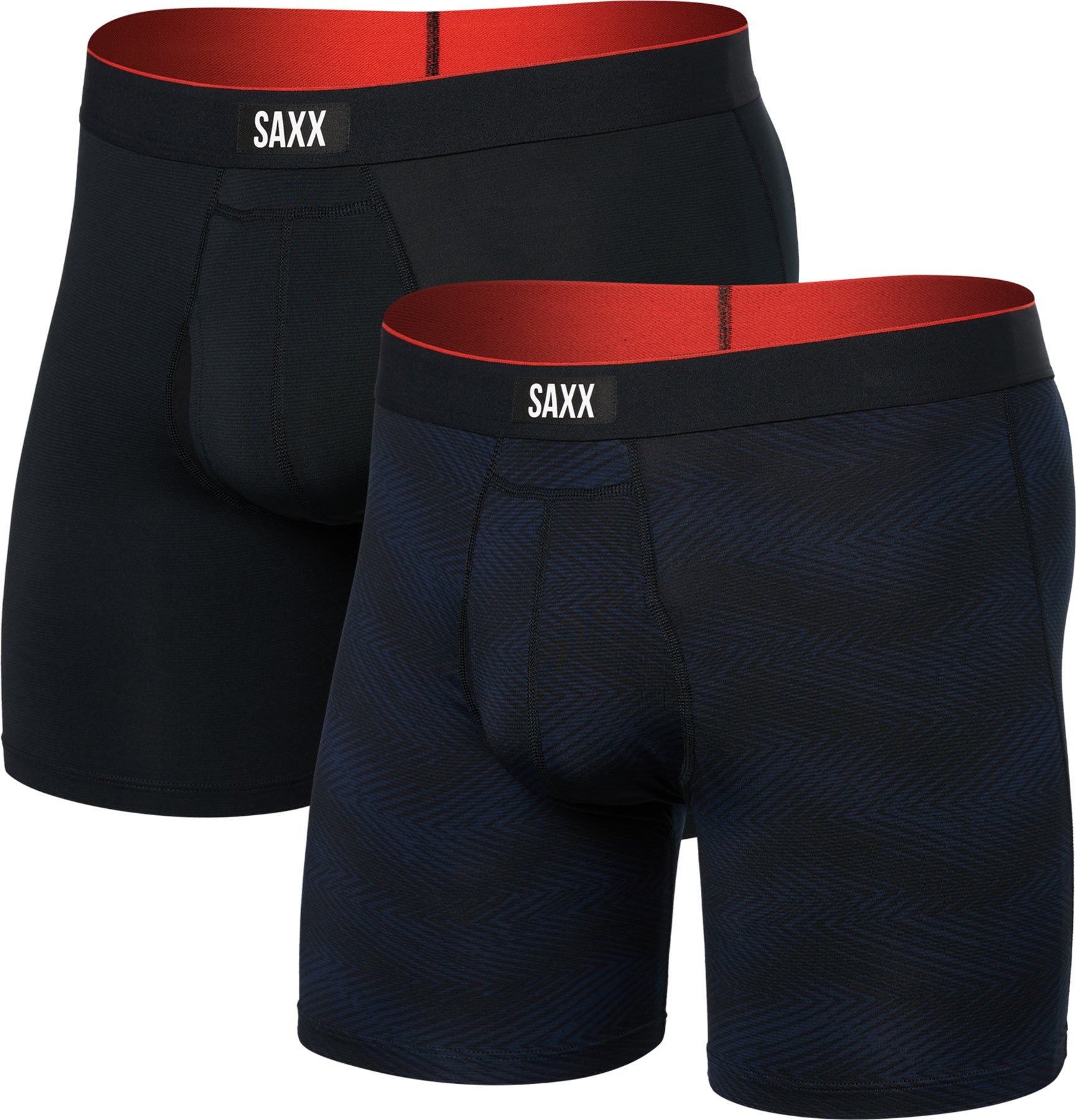 Multi-Sport Mesh Performance 2 Pack Boxer Brief with Fly 6" - Men's