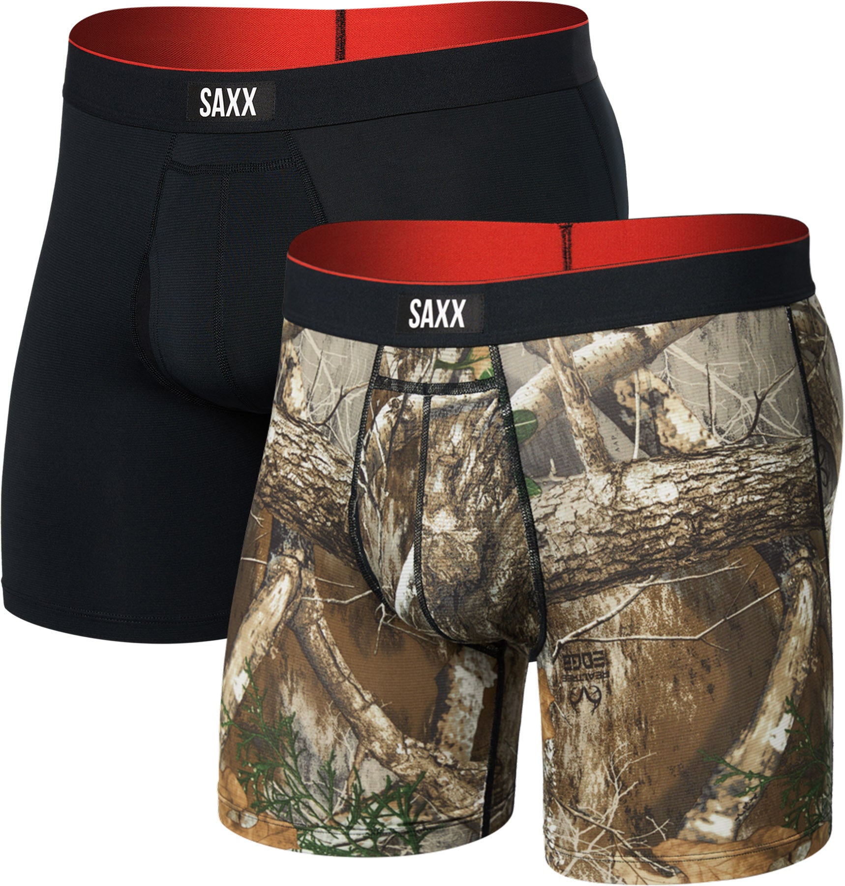 Multi-Sport Mesh Performance 2 Pack Boxer Brief with Fly 6" - Men's