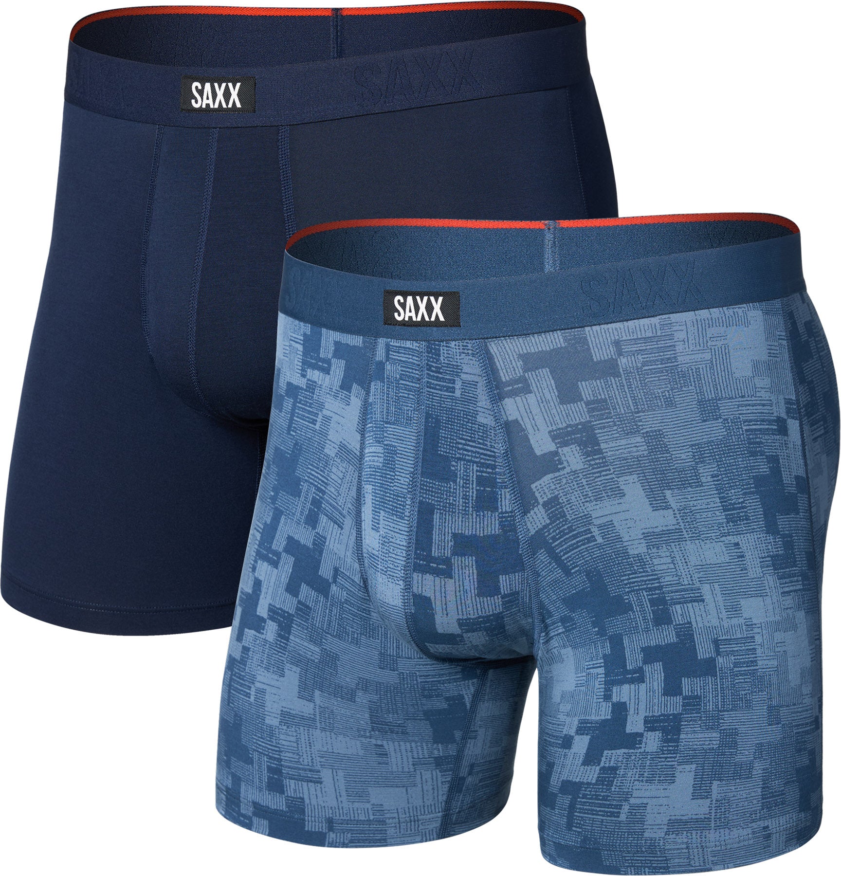 Vibe Xtra 2 Pack Boxer Brief with Fly 6" - Men's
