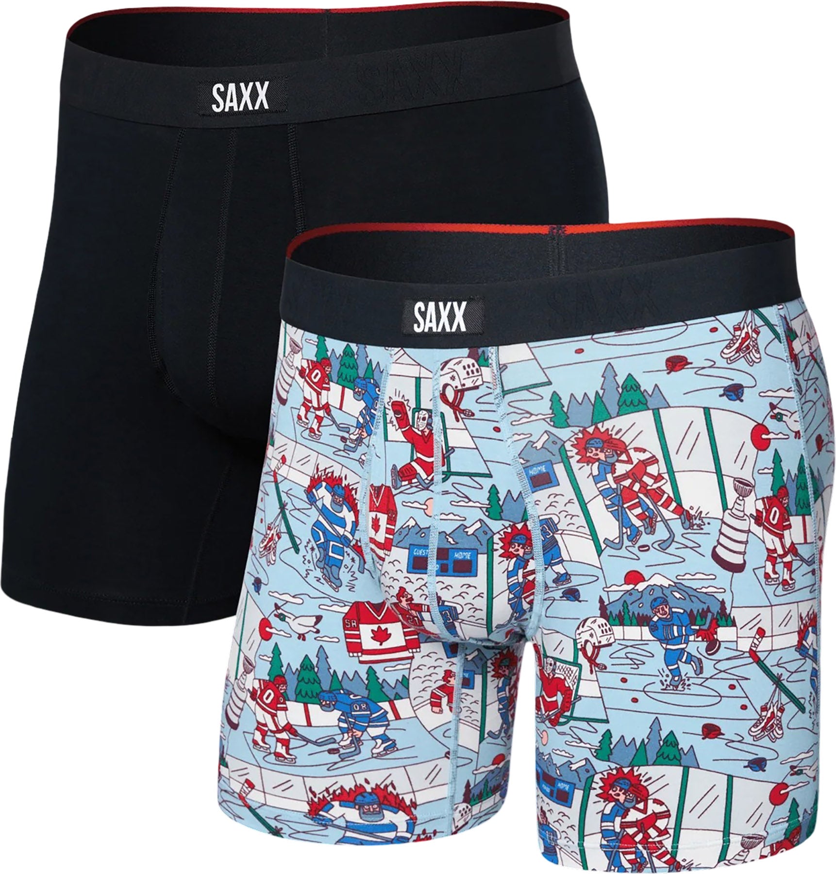 Vibe Xtra 2 Pack Boxer Brief with Fly 6" - Men's