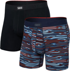 Vibe Xtra 2 Pack Boxer Brief with Fly 6" - Men's