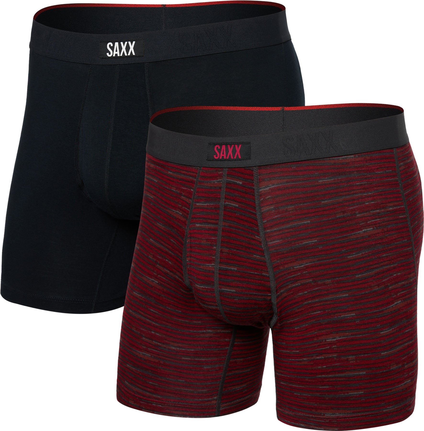 Vibe Xtra 2 Pack Boxer Brief with Fly 6" - Men's