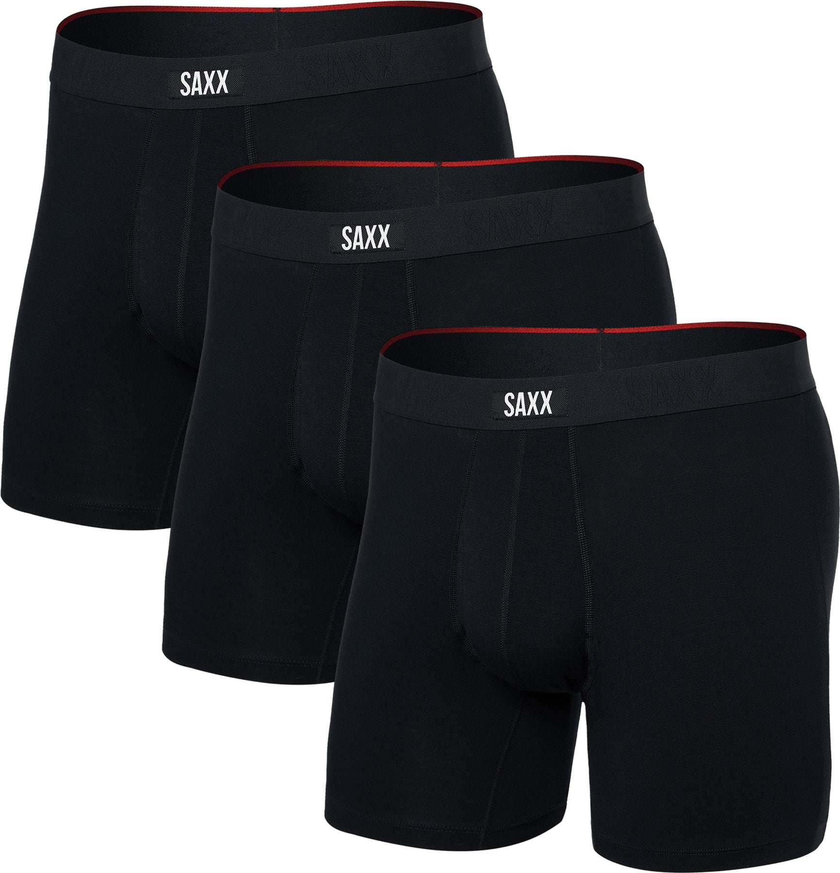 Vibe Xtra 3 Pack Boxer Brief with Fly 6" - Men's