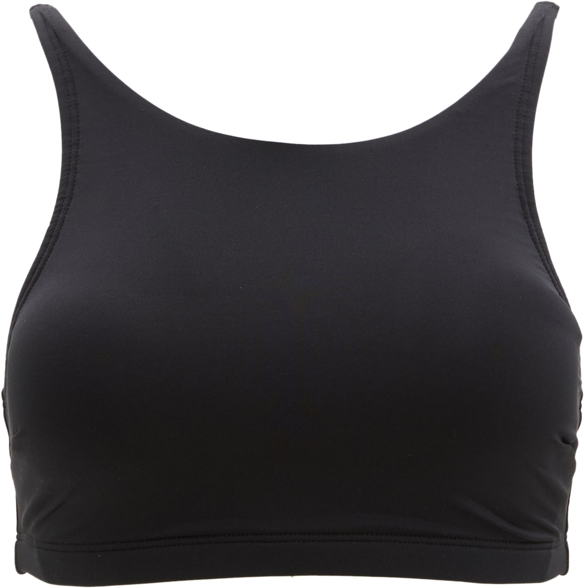 Solid High Neck Bikini Top - Women's 