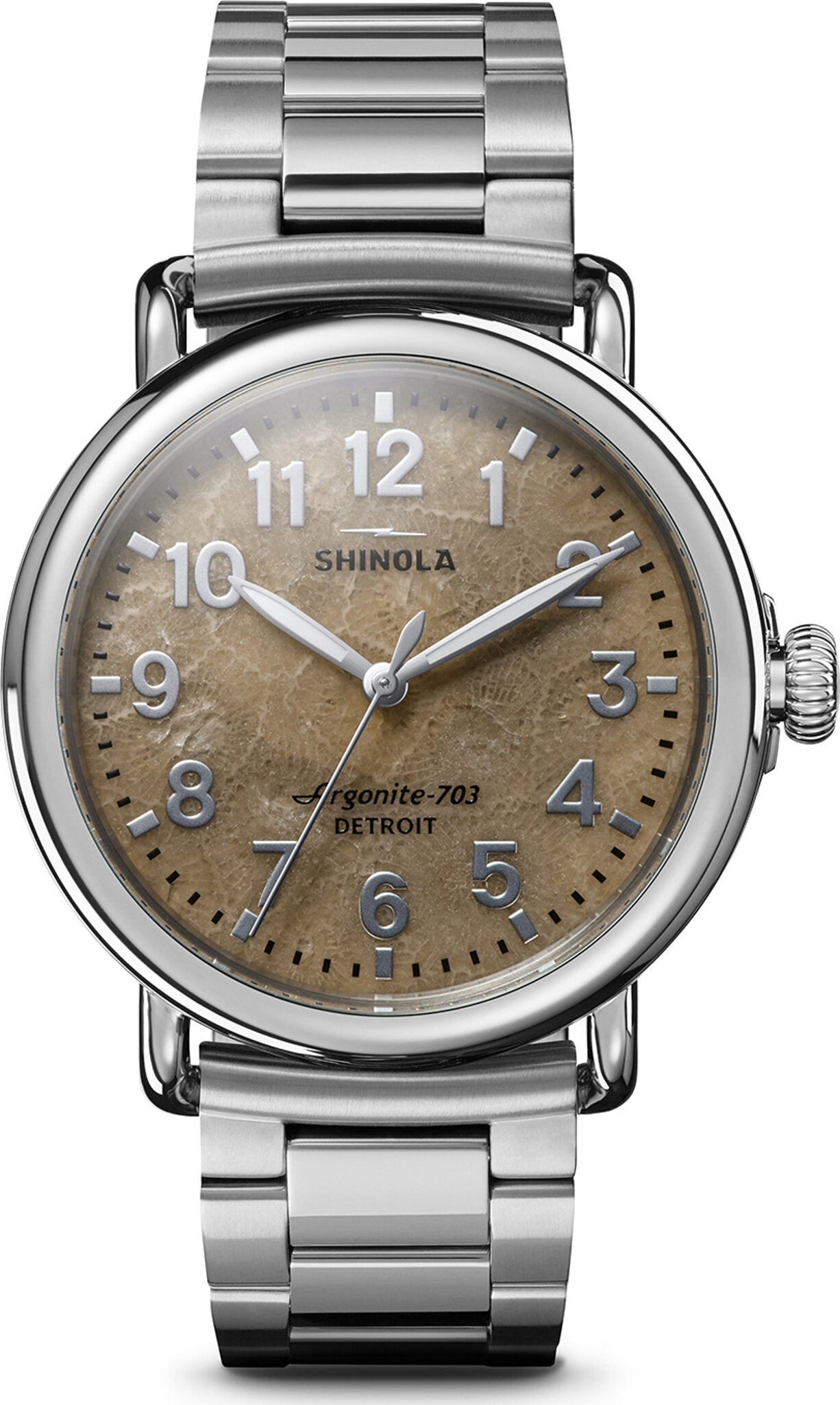 Runwell 3H 41mm Silver Bracelet Petosky Watch - Unisex