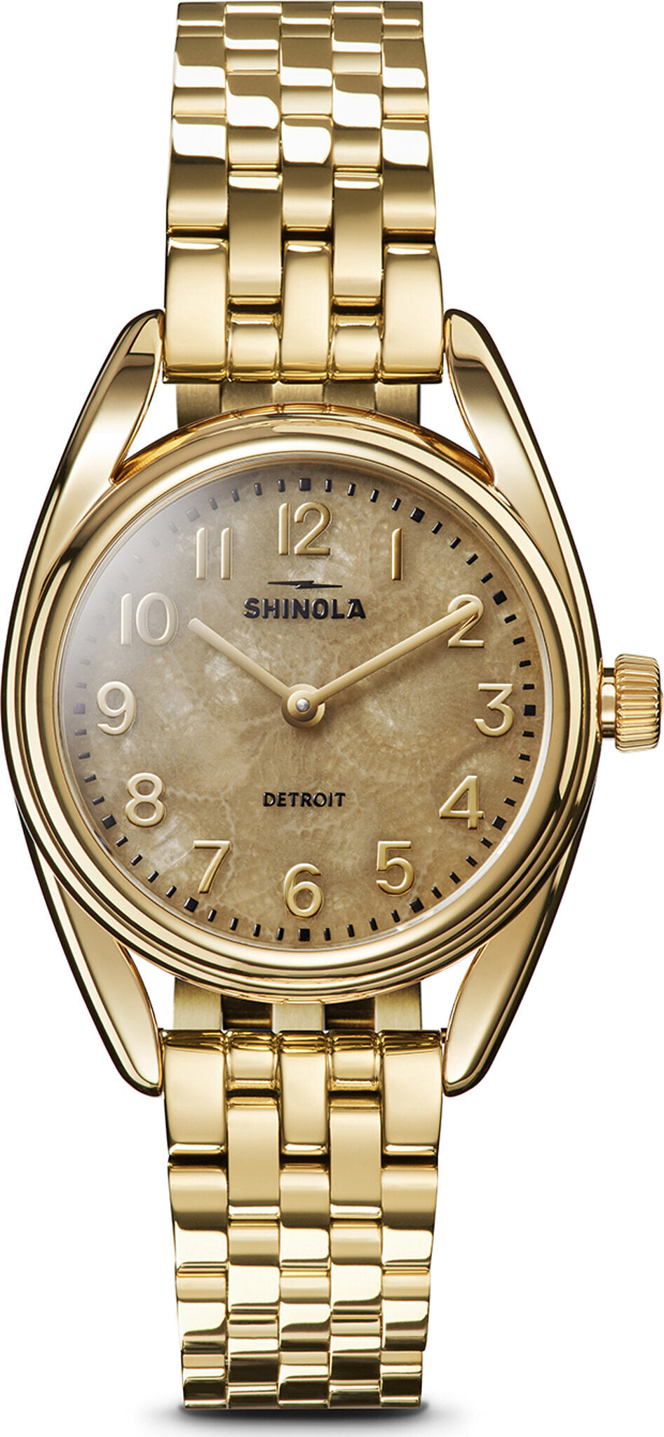 Derby 2H 30.5mm Gold Bracelet Petosky Watch - Unisex