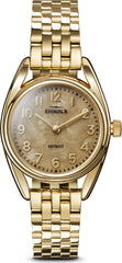 Derby 2H 30.5mm Gold Bracelet Petosky Watch - Unisex