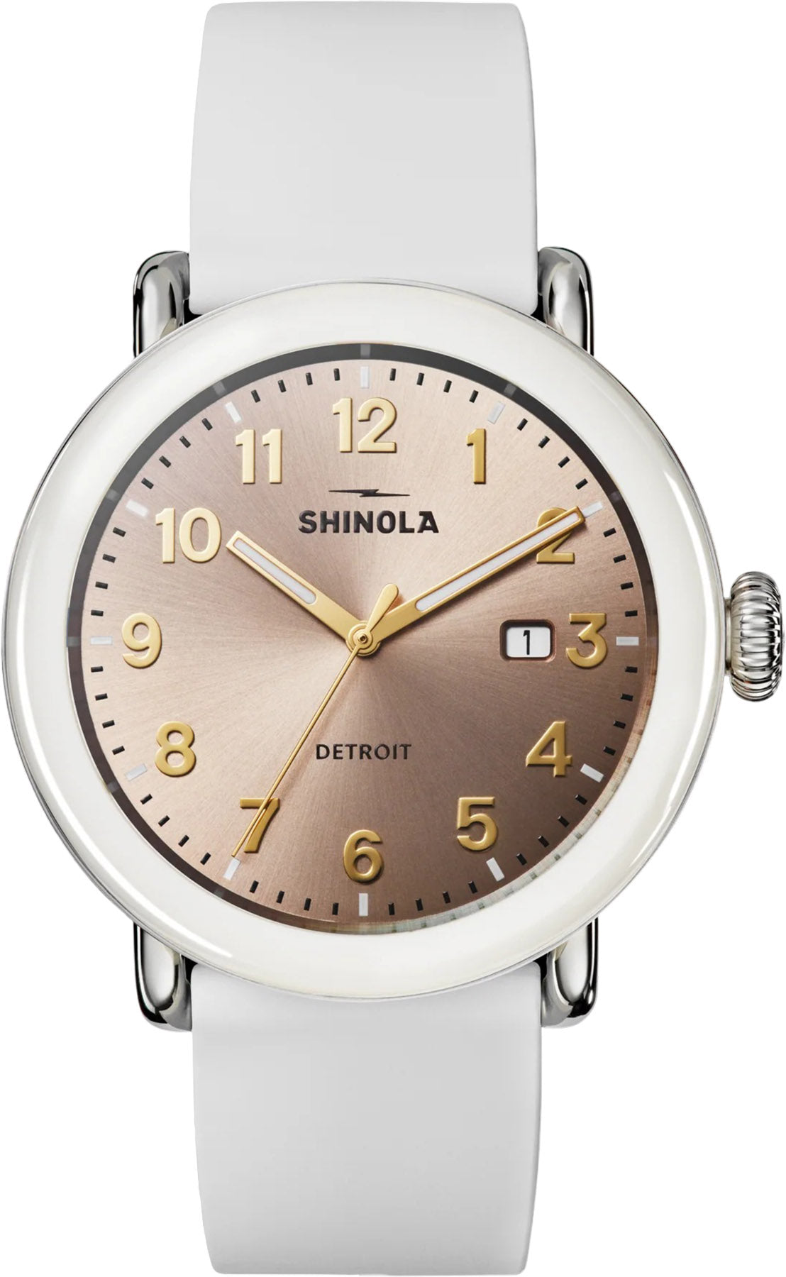 Detrola Rubber Strap Watch 41mm