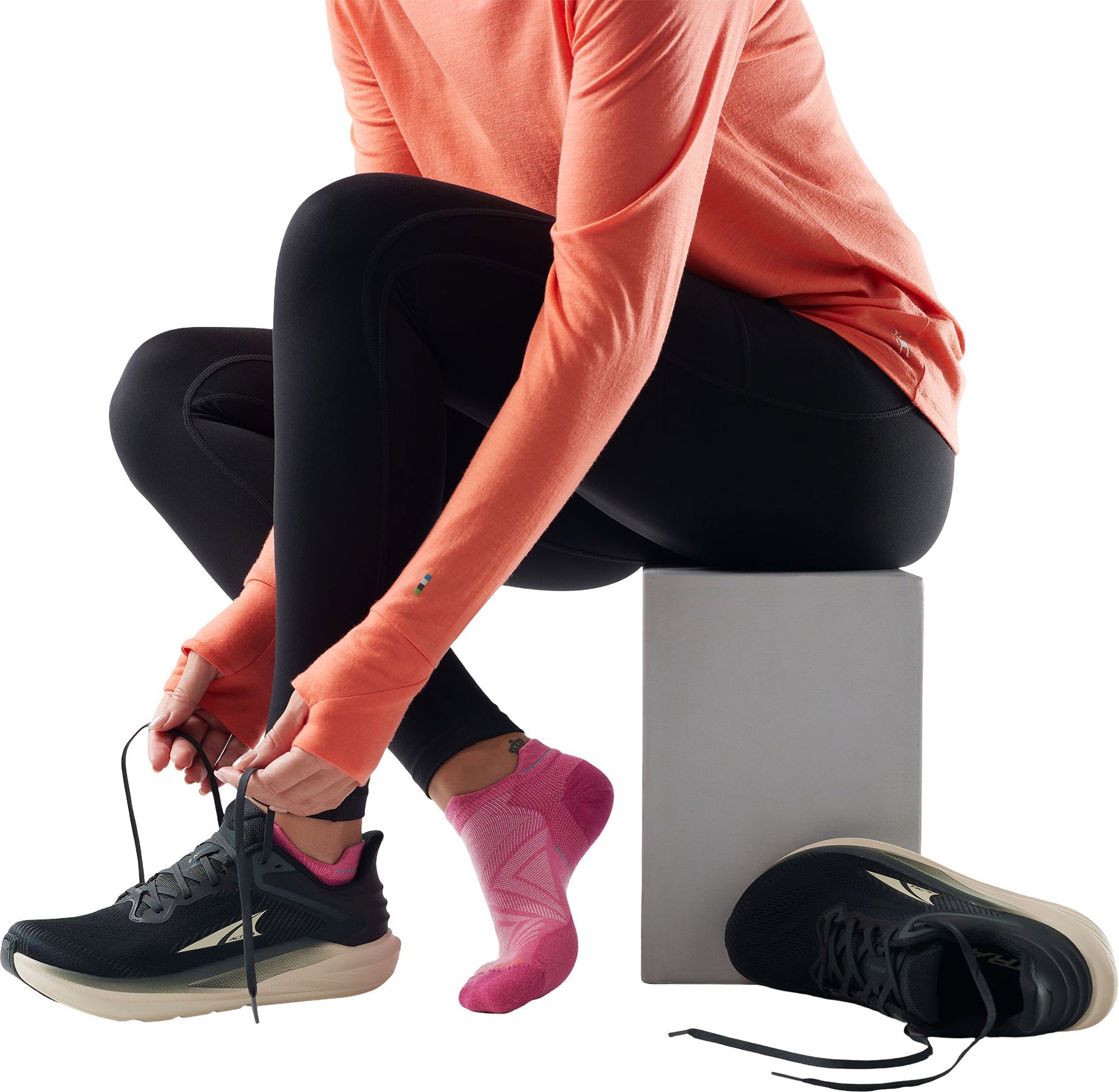 Run Zero Cushion Low Ankle Socks - Women's