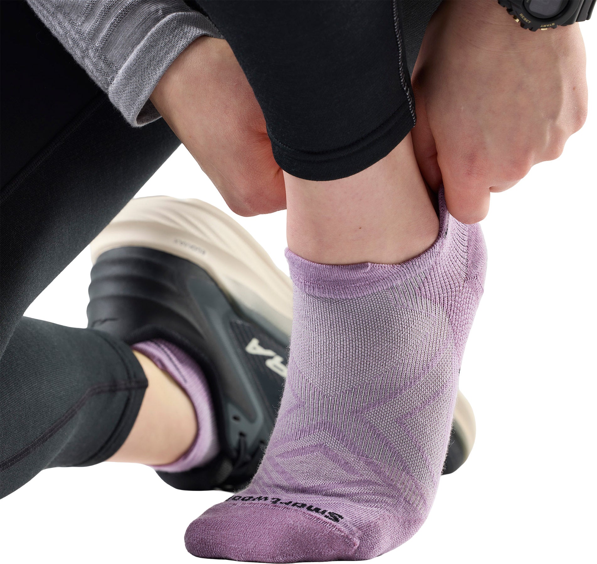 Run Zero Cushion Low Ankle Socks - Women's